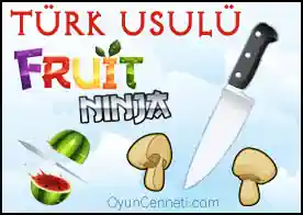 Türk Usulü Fruit Ninja - Sebzeleri havada ikiye biç muftaktaki hünerini göster
