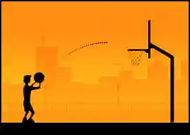Uzaktan Atış - Usta bir basketbolcu olarak çeşitli uzaklıklardan atış yaparak basket topunu potadan geçir tabi kolaysa