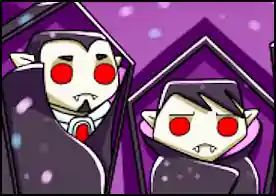 Vampire Dönüştür - Fizik tabanlı bu oyunda canı sıkılan üç vampir insanlara dokunarak onları vampire dönüştürüyor