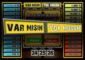 Var mısın Yok musun - Sadece tek bir soruya cevap vererek tam 1.000.000 TL kazanabilirsin. Var mısın Yok musun?