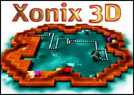 Xonix 3D - Klasik xonix oyununun 3 boyutlu versiyonu
