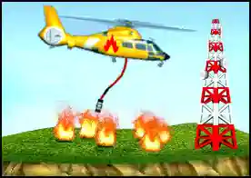 Yangın Helikopteri - Yangın helikopterinin usta pilotu olarak çıkan yangınları başarıyla söndür