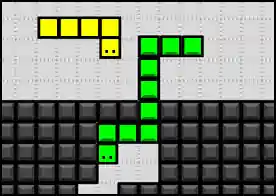 Yılan + Tetris - Bildiğiniz yılan oyunuyla tetris oyunu birleşirse nasıl bir oyun ortaya çıkar merak ediyorsanız hemen oynayın