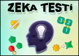 Zeka Testi - 18 seviye toplam 3600 mini oyundan oluşan bu mantık bilmece oyunuyla beyninizin kıvrımlarını geliştirin