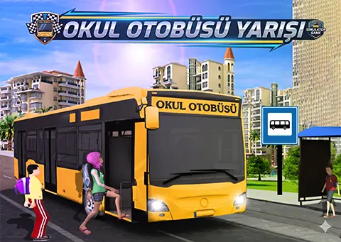 Okul Otobüsü Yarışı 3D